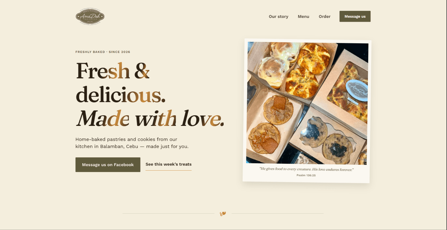 Amadah Pastries